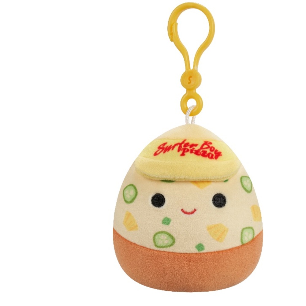 Squishmallows “Stranger Things” 3.5 inch Surfer Boy Pizza Clip